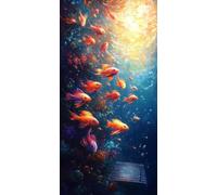 Peinture Numero poisson Peinture Acrylique Paint by Numbers 100x200cm x-461