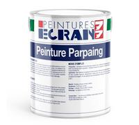 Peinture parpaing, bloc béton, agglo béton, peinture professionnelle opacifiante, sans odeur, mur intérieur, extérieur ECRAN77 5 litres Blanc