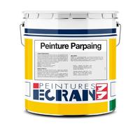 Peinture parpaing, bloc béton, agglo béton, peinture professionnelle opacifiante, sans odeur, mur intérieur, extérieur ECRAN77 10 litres Blanc