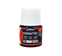 PEBEO - Ceramic - Couleur Opaque pour Terre Cuite, Céramique et Faïence - Effet Brillant - Finition Laquée - Flacon 45 ml, Mauve 025-012 4,50 x 4,50 x 7,00 cm