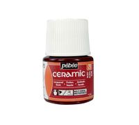 Pébéo – Peinture céramique Ceramic – Rubis – Effet brillant – 45 ml