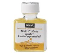 Pébéo - Huile Œillette Clarifiée 75 ML - Diluant Peinture à Huile Œillette - Huile d’Œillette Pour Préparer Vos Couleurs - Auxiliaire à l’Huile Pébéo - Flacon 75 ml