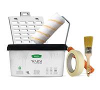 Peinture - PECTRO - Monocouche - Blanc - 4L - Kit complet pour murs et plafonds intérieurs