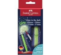 Peinture phosphorescente - Faber-Castell - Glitter Glow - 12 ml - Effet pailleté - Sécurisée enfants