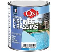 Peinture piscine - OXI - 0.5 L - Bleu - Satiné - Spécifique - Résistante