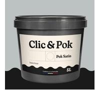 Peinture - POK - SATIN - Gris Perle - 5L - Lessivable - Acrylique
