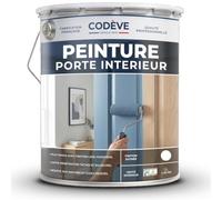 Peinture Porte Interieur - Codeve Bois/RAL 8017 - Brun chocolat - 5L - Intérieur - Pour La Décoration De Votre Porte En Pin, Sapin, Frêne Ou Chêne.