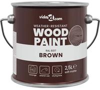 Peinture pour bois Marron 2,5 L Impression murale