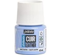 Peinture pour cuir et simili - Bleu glace - Setacolor Cuir - Pébéo - 45ml Bleu