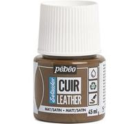 Peinture pour cuir et simili - Brun expresso - Setacolor Cuir - Pébéo - 45ml