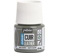 Peinture pour cuir et simili - Gris béton - Setacolor Cuir - Pébéo - 45ml Gris
