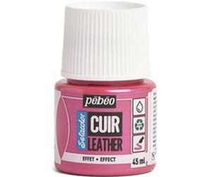 Peinture pour cuir et simili - Rose et bleu - Setacolor Cuir - Pébéo - 45ml