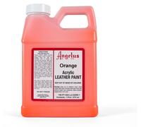 Peinture pour cuir et textile, couleur orange, 472 ml