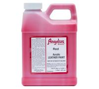 Peinture pour cuir et textile, rouge, 472 ml