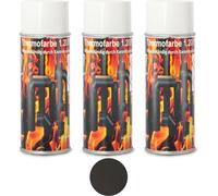Peinture pour four 1200°C Peinture spéciale pour four Cheminée Peinture thermique Gris fonte Spray Peinture pour cheminée 3x