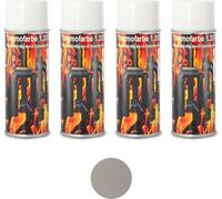 Peinture pour four 1200 °C peinture spéciale pour four peinture thermique gris fonte clair cheminée spray thermique