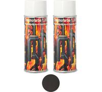 Peinture pour four 1200 °C Peinture spéciale pour four Peinture thermique gris fonte Spray pour four 2x Aérosol