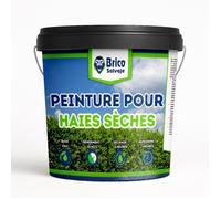 BRICOSALVAJE Peinture pour haies sèches, application facile, 100 % écologique, à l'eau, haute couvrance (4 litres)