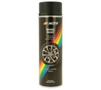 PEINTURE POUR JANTES NOIRE MAT AEROSOL 500ML MOTIP