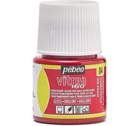 Peinture pour le verre - Pébéo - Vitrea 160 - Rouge Piment - 45 ml - Brillant