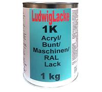 Peinture pour machine 1 K RAL 3002 Rouge carmin brillant 1 kg Ludwiglacke