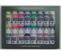 Peinture pour maquettes Vallejo 70112 Wargame Special 16x 17 ml pour aérographe