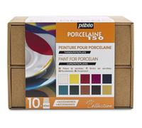 Peinture pour porcelaine - PEBEO - 10 x 45ml - 150 couleurs - Résistante au lave-vaisselle - Cuisson à 150°C