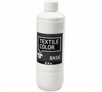 Peinture pour textile - Haute qualité - Blanc - Acrylique - Intérieur - Réf 34154