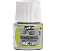 Pébéo - Peinture sur Verre Transparante Vitrea 160°C - Argent - 45 ML