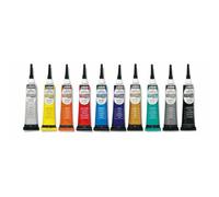 PEBEO Vitrea 160 Lot de 10 boîtes de Peinture pour Verre Marron 20 ML