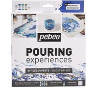 Peinture Pouring - Pébéo - Kit découverte - 4 tubes 59ml - Acrylique - Mixte