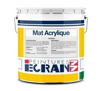 Peinture professionnelle mat, mur et plafond, intérieur, peinture opacifiante, sans odeur 4 litres Noir