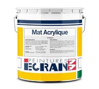 Peinture professionnelle mat, mur et plafond, intérieur, peinture opacifiante, sans odeur 4 litres Noir