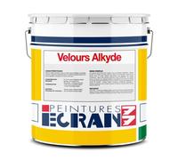Peinture professionnelle velours, mur et plafond, intérieur, peinture opacifiante, sans odeur 4 litres Blanc