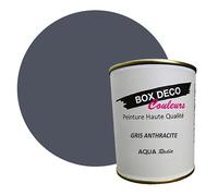 Peinture radiateur à base de laque acrylique aspect velours-satin Aqua Radia - 750 ml / 7.5m², Gris Anthracite