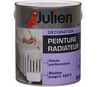 Julien Peinture Radiateur Formule Glycero Haute Performance jusqu'à 120°C - Blanc Brillant - 0,5L