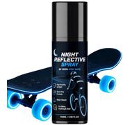 Peinture Réfléchissante Liquide fluorescent transparent à séchage rapide et | Spray Peinture Pailletée 100 Ml Pour Cyclisme Pour Voiture Vélo Vêtements Sac À Dos Randonnée