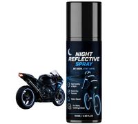 Peinture Réfléchissante Liquide Instantané Séchage Rapide Longue Durée | Peinture spray luminescente 100 ml pour cyclisme Pour Voiture Vélo Moto