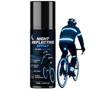 Peinture Réfléchissante Liquide Instantané Séchage Rapide Longue Durée | Spray Peinture Pailletée 100 Ml Pour Cyclisme Pour Voiture Vélo Vêtements Sac À Dos Randonnée