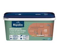 Peinture rénovation cuisine et salle de bain - Ocre nubie - Satiné - Ripolin - 2L