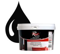 Peinture Résine 0.5L - Multisupport RAL 9005 - Noir foncé - Brillant - Étanche