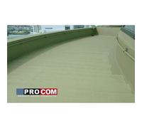 Peinture, résine d'étanchéité imperméabilisation terrasse circulable, balcon, sols extérieurs, béton, plusieurs coloris PROCOM 10 x 10L Vert clair (RAL 6021)