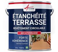 Peinture Résine d'Étanchéité Terrasse Extérieur 2.5 L Vert Provence