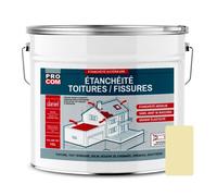 Peinture, résine d'étanchéité toiture, réparation tuiles, fissures, anti-fuites, décore, protège, plusieurs coloris PROCOM 10 litres