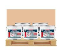 Peinture, résine d'étanchéité toiture, réparation tuiles, fissures, anti-fuites, décore, protège, plusieurs coloris PROCOM 5 x 10L