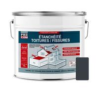Peinture, résine d'étanchéité toiture, réparation tuiles, fissures, anti fuites, décore, protège 10 litres Gris Ardoise