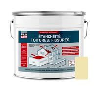 Peinture, résine d'étanchéité toiture, réparation tuiles, fissures, anti-fuites, décore, protège, plusieurs coloris PROCOM 10 litres Sable