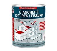 Peinture, résine d'étanchéité toiture, réparation tuiles, fissures, anti-fuites, décore, protège, plusieurs coloris PROCOM 2.5 litres