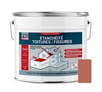 Peinture, résine d'étanchéité toiture, réparation tuiles, fissures, anti fuites, décore, protège 10 litres Terre cuite