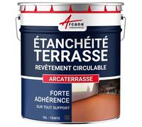 Peinture, résine étanchéité Terrasse et Balcon : ARCATERRASSE - 10 L Gris Basalte
